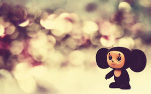 Cheburashka Bokeh Χαριτωμένη Επιφάνεια Εργασίας — Χαριτωμένο desktop Ταπετσαρία