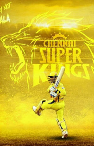 Ταπετσαρία Chennai Super Kings Χρυσό Λιοντάρι — Redmi Pad Ταπετσαρία