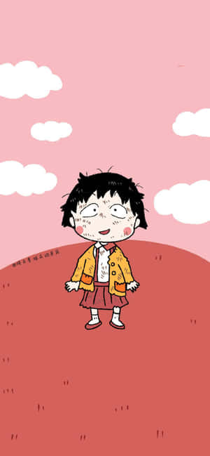 Chibi Maruko Chan φόντο — Tecno Camon Ταπετσαρία