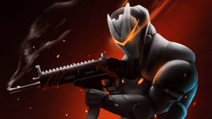 Cool Omega που πυροβολεί στο Fortnite