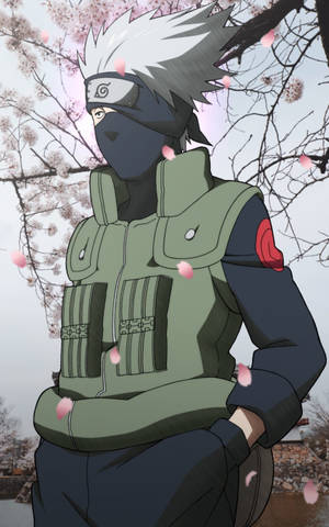 Cool Kakashi Cherry Blossom — Lenovo Idea Tab Pro Gen 2 Ταπετσαρία