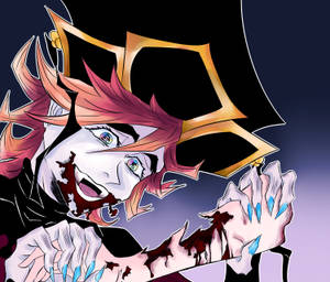 Cool Επιπληγμένος Κυνηγός Δαιμόνων — Cool Demon Slayer Ταπετσαρία