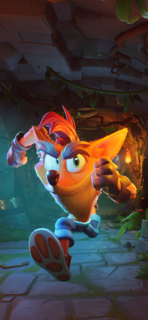 Ταπετσαρία τρέξιμο Crash Bandicoot — iPhone 17 Pro Max Ταπετσαρία