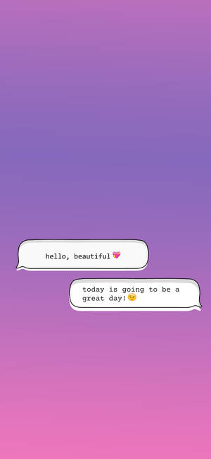 Cute Instagram Conversation — iPhone 13 Pro Ταπετσαρία