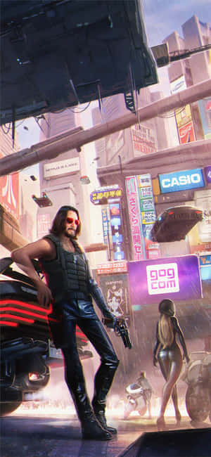 Pixel 3xl Cyberpunk 2077 Φόντο — Honor X5d Plus Ταπετσαρία