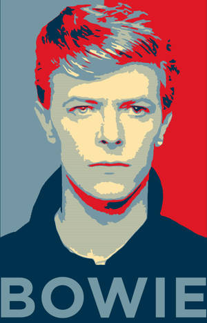 David Bowie κόκκινο μπλε έργο τέχνης κινητού ταπετσαρία. — Galaxy Tab Ταπετσαρία