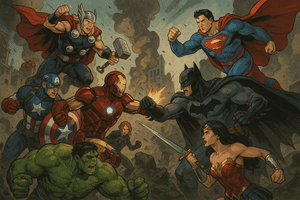 Αισθητικό φόντο Marvel, φόντο DC Comics, Batman, φόντο υπερήρωα, Superman, Iron Man, Wonder Woman