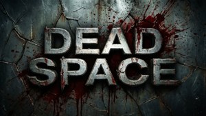Το εμβληματικό λογότυπο του Dead Space με σκοτεινή, τρομακτική υφή.