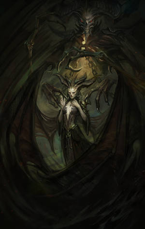 Diablo 4 Lilith νύχι ταπετσαρία — Galaxy Tab Ταπετσαρία