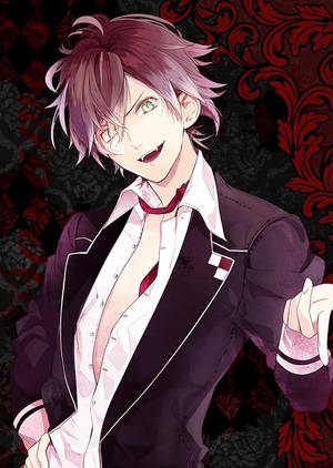 Diabolik Lovers Ayato κόκκινη αφίσα ταπετσαρία — OnePlus Pad Go 2 Ταπετσαρία