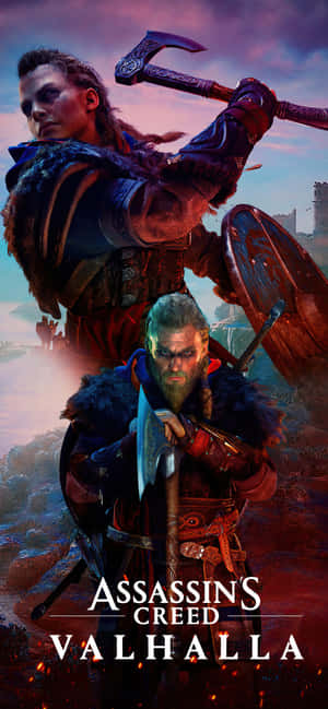 Iphone Xs Max Assassin's Creed Valhalla Φόντο — IQOO Z10 Turbo Ταπετσαρία