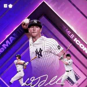 DJ LeMahieu Μωβ Αφίσα — 1:1 Ταπετσαρία
