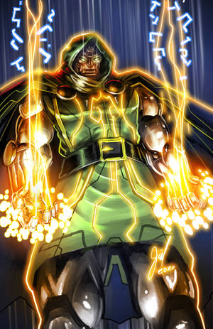 Ταπετσαρία Doctor Doom γάντια λέιζερ — Honor MagicPad4 Ταπετσαρία