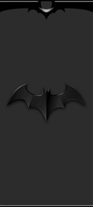 Dot Notch Σύμβολο της Νυχτερίδας του Batman — iPhone 15 Ταπετσαρία