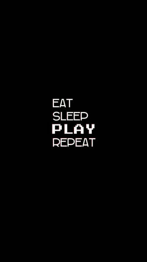 Eat sleep play repeat ταπετσαρία Tumblr αισθητικής
