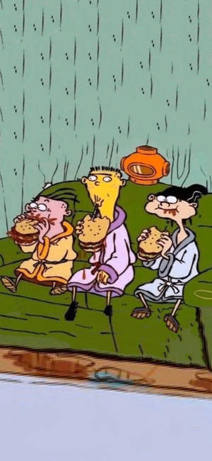 Ταπετσαρία Ed Edd N Eddy Sleepover Party. — iPhone 16 Pro Ταπετσαρία