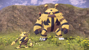 Electabuzz με Alpha Electivire — Πόκεμον Θρύλοι Αρκέους Ταπετσαρία