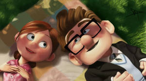 Ταπετσαρία Ellie και Carl Fredricksen από την ταινία Up — Chromebook Ταπετσαρία