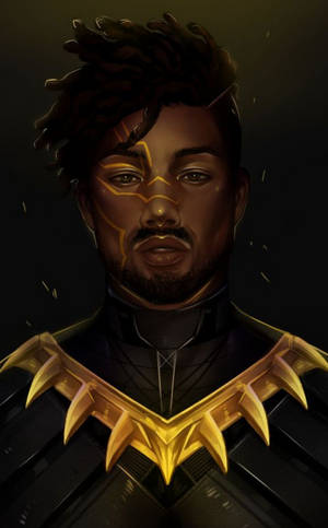 Ταπετσαρία έργου τέχνης Erik Killmonger — Moto Pad 70 Groove Ταπετσαρία