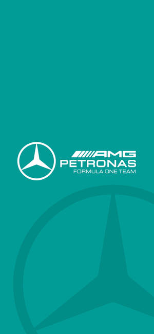 F1 iPhone AMG Petronas Τιρκουάζ Λογότυπο — 1320x2868 Ταπετσαρία
