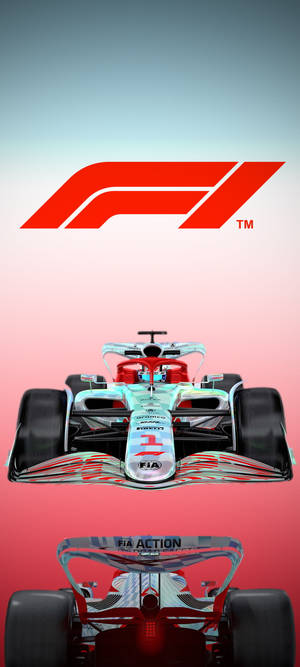 F1 iPhone Λογότυπο Gradient Φόντο — Pixel 11 Ταπετσαρία