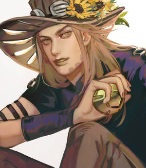 Ταπετσαρία fan art Gyro Zeppeli — Nubia Flip Ταπετσαρία