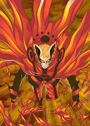 Φλόγα Baryon Mode Naruto