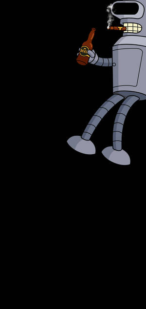 Galaxy S10 Plus Bender Fan Art — iPhone 14 Plus Ταπετσαρία