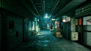 Ταπετσαρία Ghostwire Tokyo Καταστήματα Μετρό