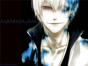 Gin Ichimaru Ψεύτικο Χαμόγελο — Ανιμέ επιφάνεια εργασίας Ταπετσαρία