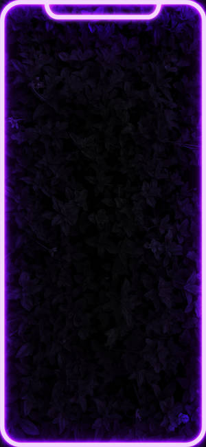Glowing Black And Purple Aesthetic Phone — Galaxy S25 Edge Ταπετσαρία