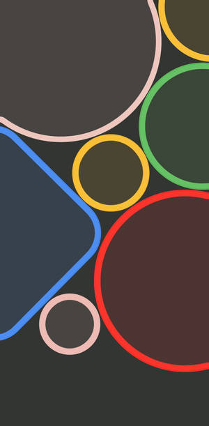 Ταπετσαρία Google Pixel 4 Σκούρα Λειτουργία Γεωμετρικά