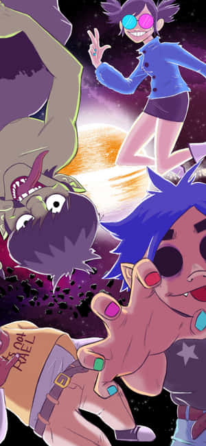 Gorillaz Iphone [wallpaper] — Realme 15 Ταπετσαρία