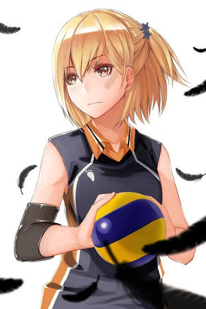 Haikyuu 4K Hitoka Yachi — Xiaomi Pad 8 Ταπετσαρία