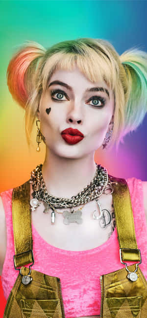 Φόντο Harley Quinn — Motorola Edge Ταπετσαρία