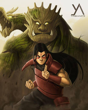 Hashirama Τηλέφωνο με Ξύλινο Δράκο — Anime κινητό Ταπετσαρία