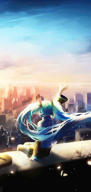 Hatsune Miku Phone — Vivo X200 FE Ταπετσαρία