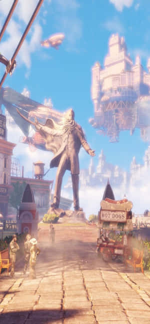Iphone Xs Max Bioshock Infinite Φόντο — IQOO Neo Ταπετσαρία