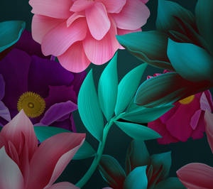 Huawei Nature Flowers ταπετσαρία — Huawei Ταπετσαρία