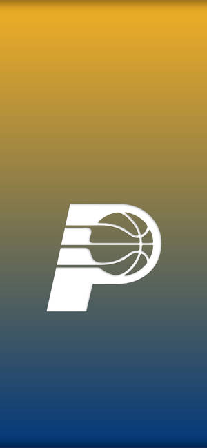 Indiana Pacers μινιμαλιστικό λογότυπο ομάδας ταπετσαρία — ROG Phone 9 FE Ταπετσαρία