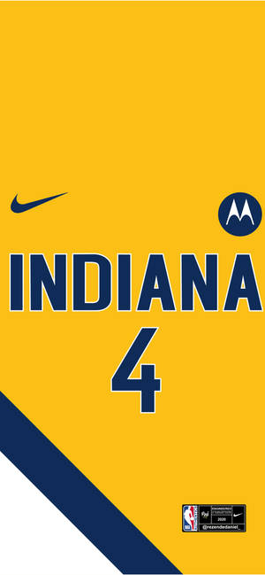Ταπετσαρία διανυσματικής τέχνης φανέλας Indiana Pacers — ROG Phone 9 Ταπετσαρία