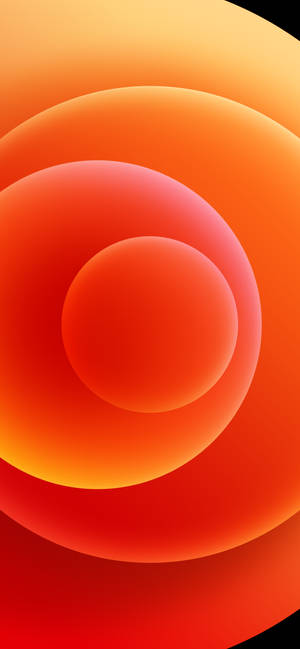 iPhone 12 Pro Orange Orbs — 1290x2796 Ταπετσαρία