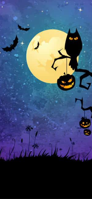Φόντο Iphone Halloween — Honor X7e Plus Ταπετσαρία
