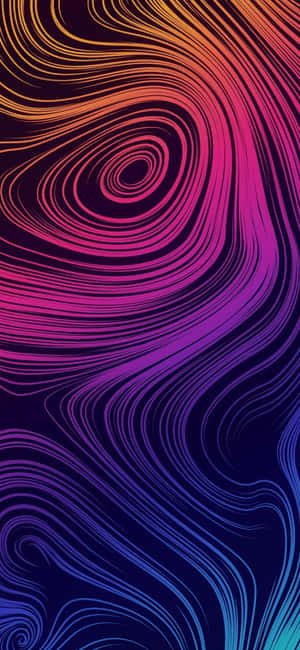 iPhone X Abstract Swirls — Oppo Find X9s Ταπετσαρία