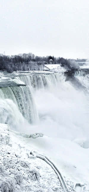 Iphone X Niagara Falls Φόντο — Tecno Spark Ταπετσαρία