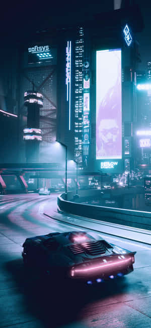 Iphone X Cyberpunk 2077 Φόντο — Honor X5d Plus Ταπετσαρία