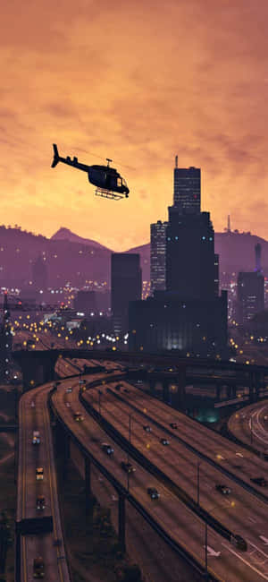Φόντο Iphone X Grand Theft Auto V — Oppo F31 Pro Ταπετσαρία
