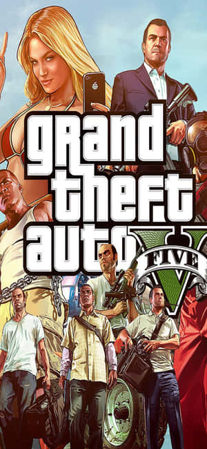 Iphone X Grand Theft Auto V Φόντο — Oppo F33 Ταπετσαρία