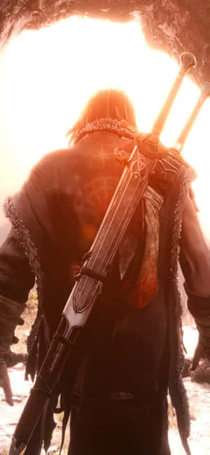 Iphone X Shadow Of Mordor φόντο — Galaxy A56 Ταπετσαρία