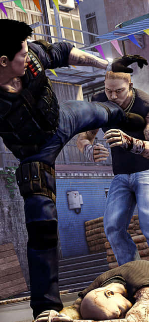 Iphone Xs Sleeping Dogs Φόντο